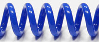 Unser Coilbindung in der Farbe Blau