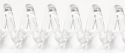 Unser Coilbindung in der Farbe Transparent